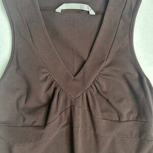 Athleta Senorita V Neck Dress Brown M